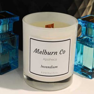 Melburn Co - Luxury Wood Wicked Soy Candle