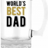 World Best Dad Stein Glass 500ml