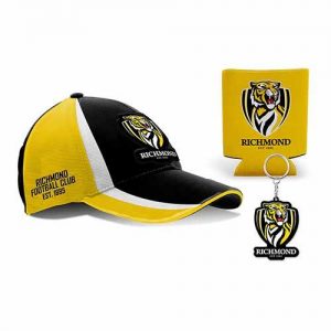 AFL Richmond Cap, Cooler & Keyring Gift Pack